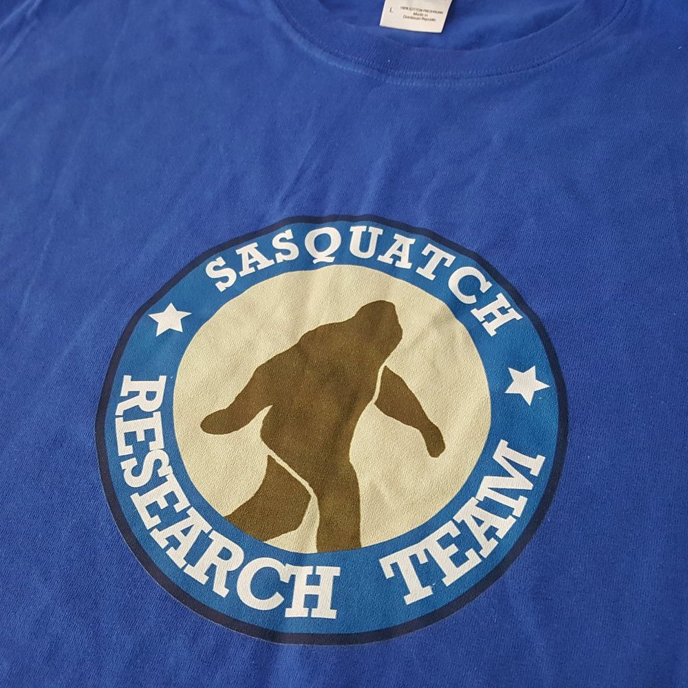 NM Sasquatch Research Team Blue T-Shirt Large